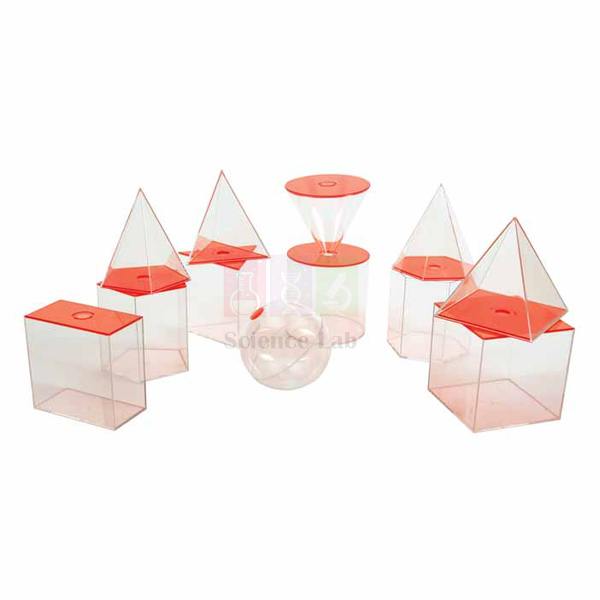 Transparent 3D Solid Set